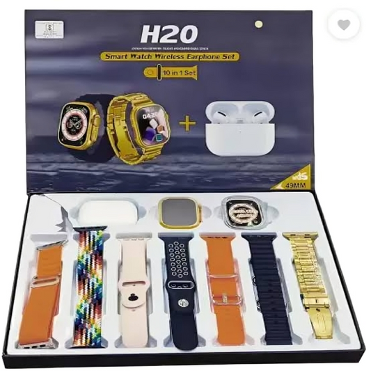H20 Smartwatch + Wireless Earbuds