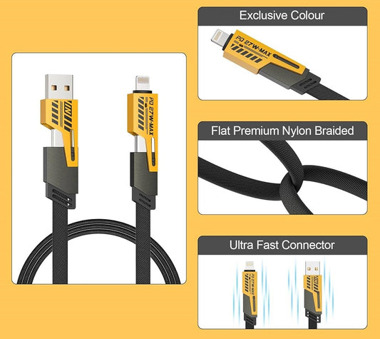 4-in-1 Fast Charging Data Cable